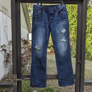 Abercrombie & Fitch Mens Jeans Boot Distressed 34 x34